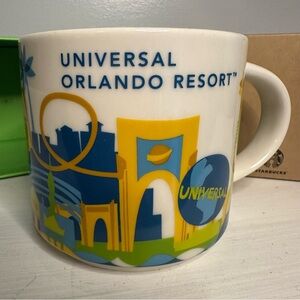 NIB Starbucks Universal Orlando Resort You Are Here Collection 14 oz mug